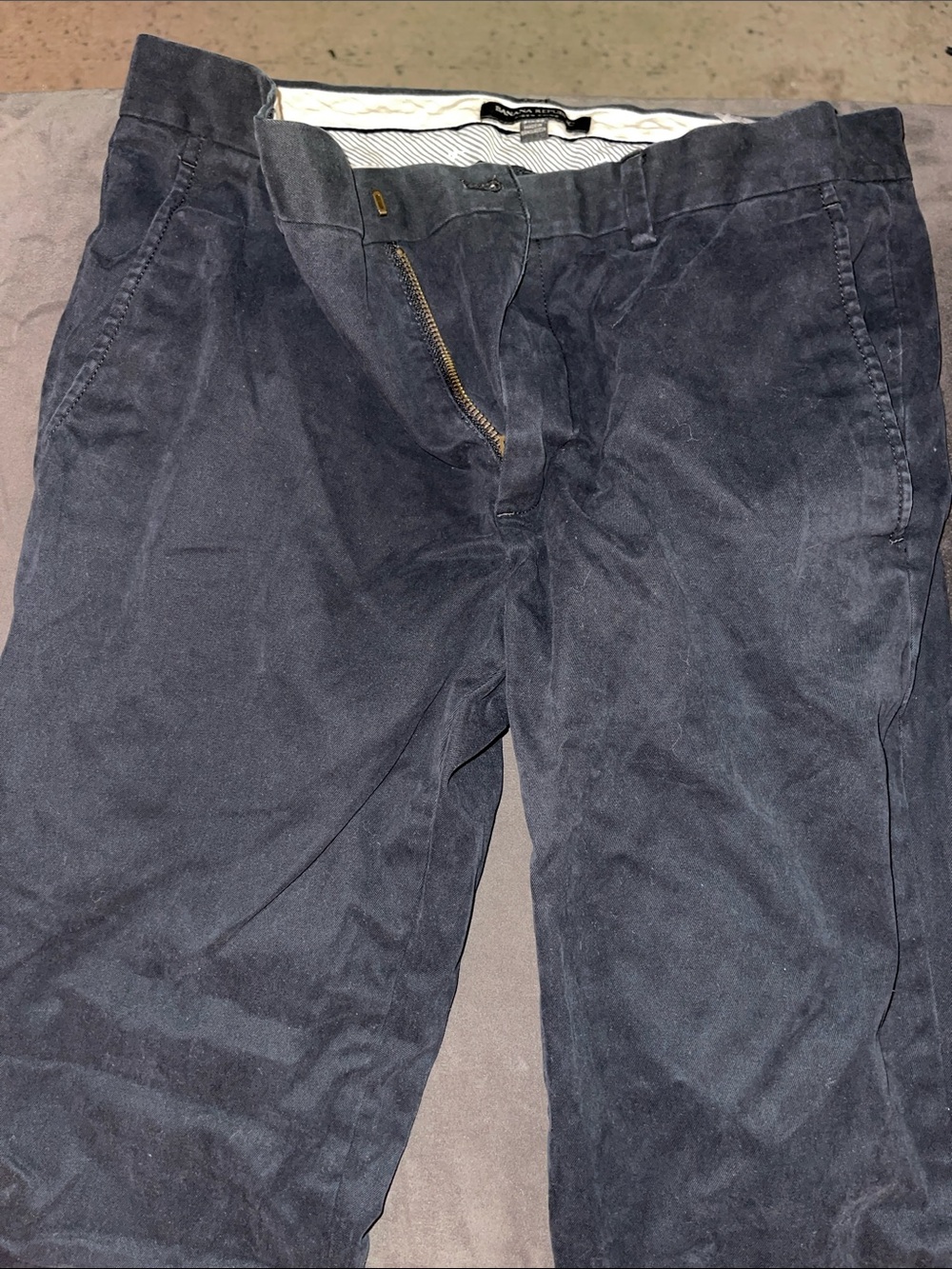 Banana Republic Factory Black Cotton Chinos